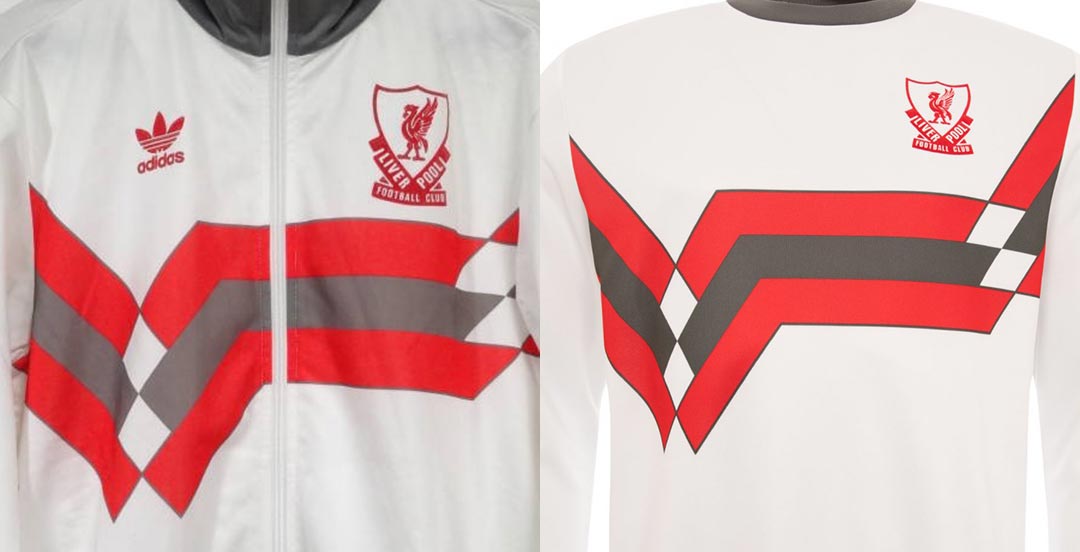 Adidas vintage top liverpool track top